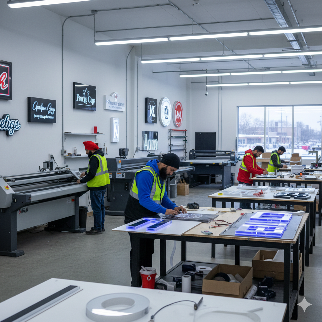 Our production workshop floor